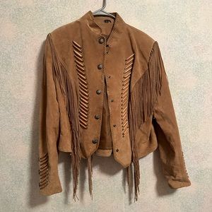 Womens Cripple Creek Leather Jacket